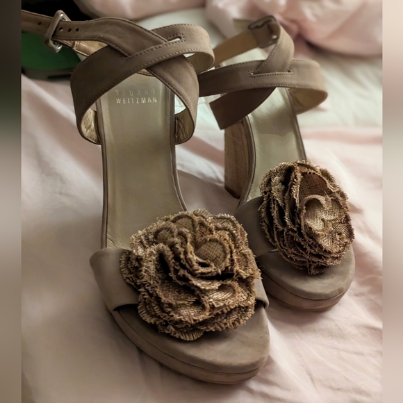 stewart Weitzman Shoes - Stewart Weitzman Belfor espadrille wedge sandals size 9